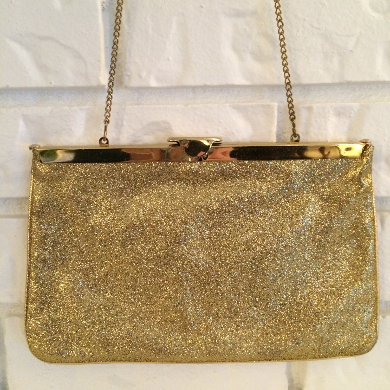 vintage gold purse