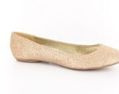 ivory sparkle flats
