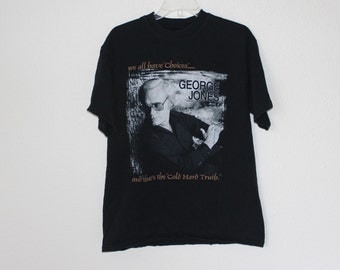 George Jones Wisdom T Shirt Rare Very Cool/Fits Like: Men's M to L ...