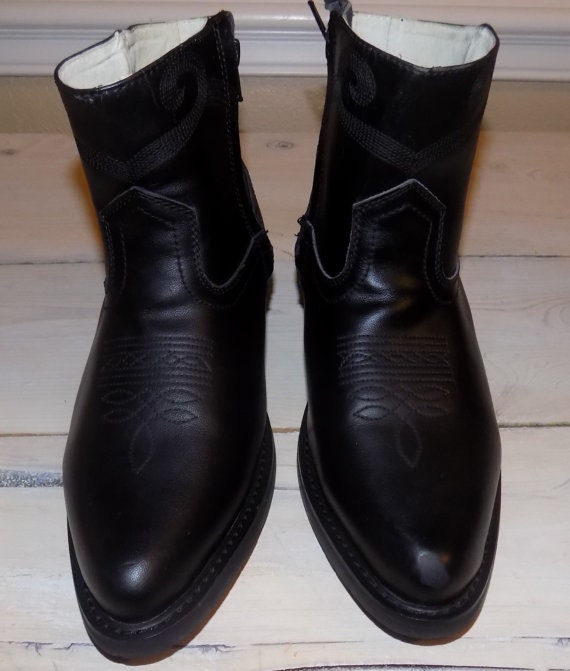 Vintage mens boots western boots cowboy by vintageontheline