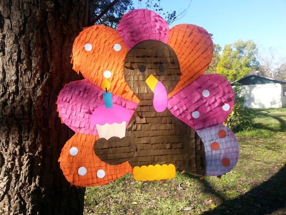 TURKEY PINATA with name on the back