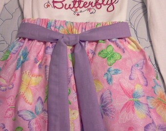 Social Butterfly 2 Piece Girls Outfit