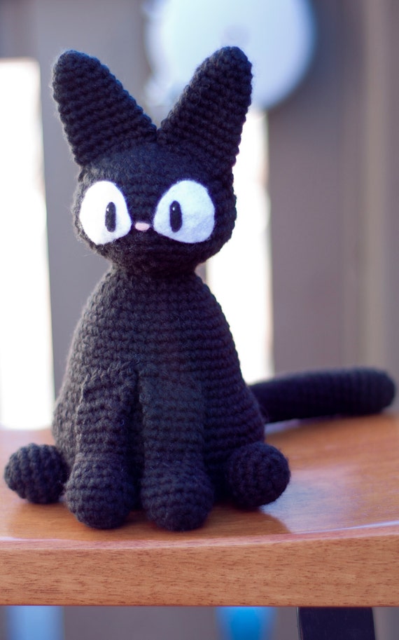 Kiki's Delivery Service Inspired Jiji the Cat Crochet