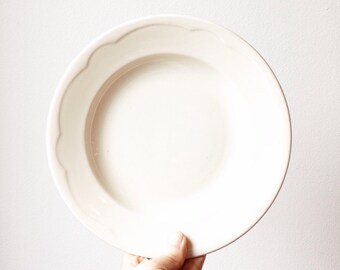 Set French Country Plates - vintage salad plate, lunch plate, ceramic