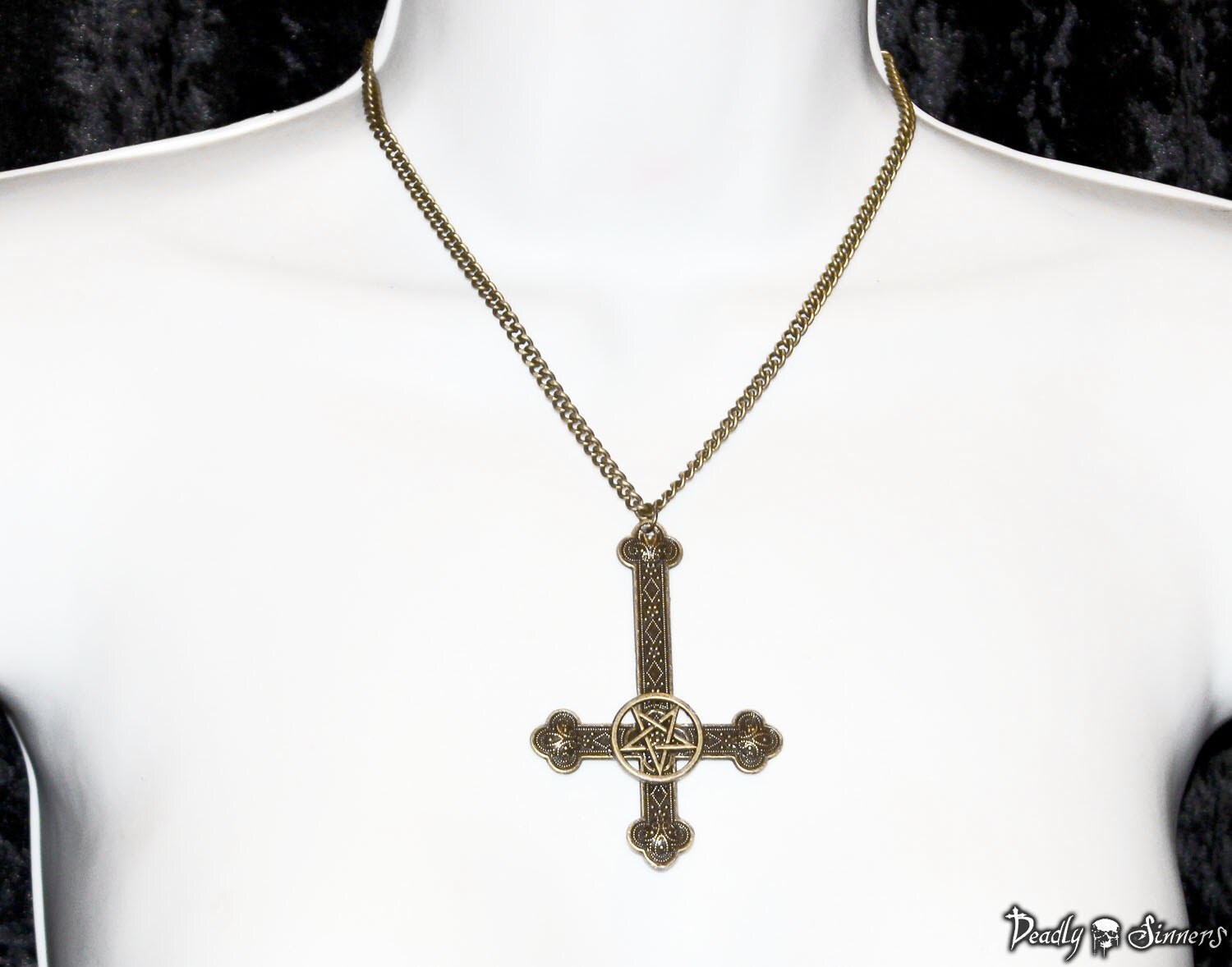 Inverted cross pendant Clearance