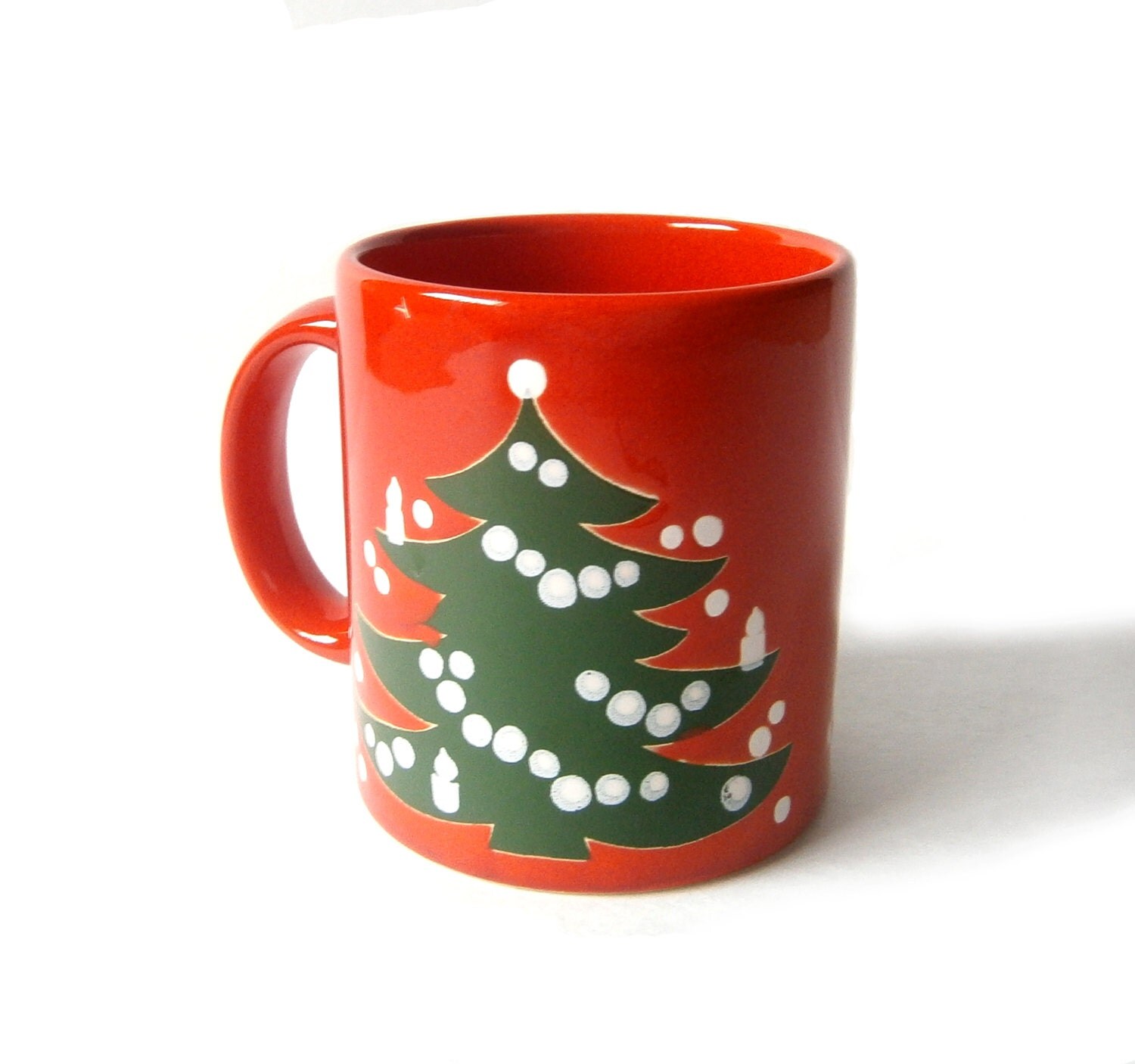 vintage waechtersbach christmas tree mug germany red green vintage waechtersbach christmas tree mug germany red green