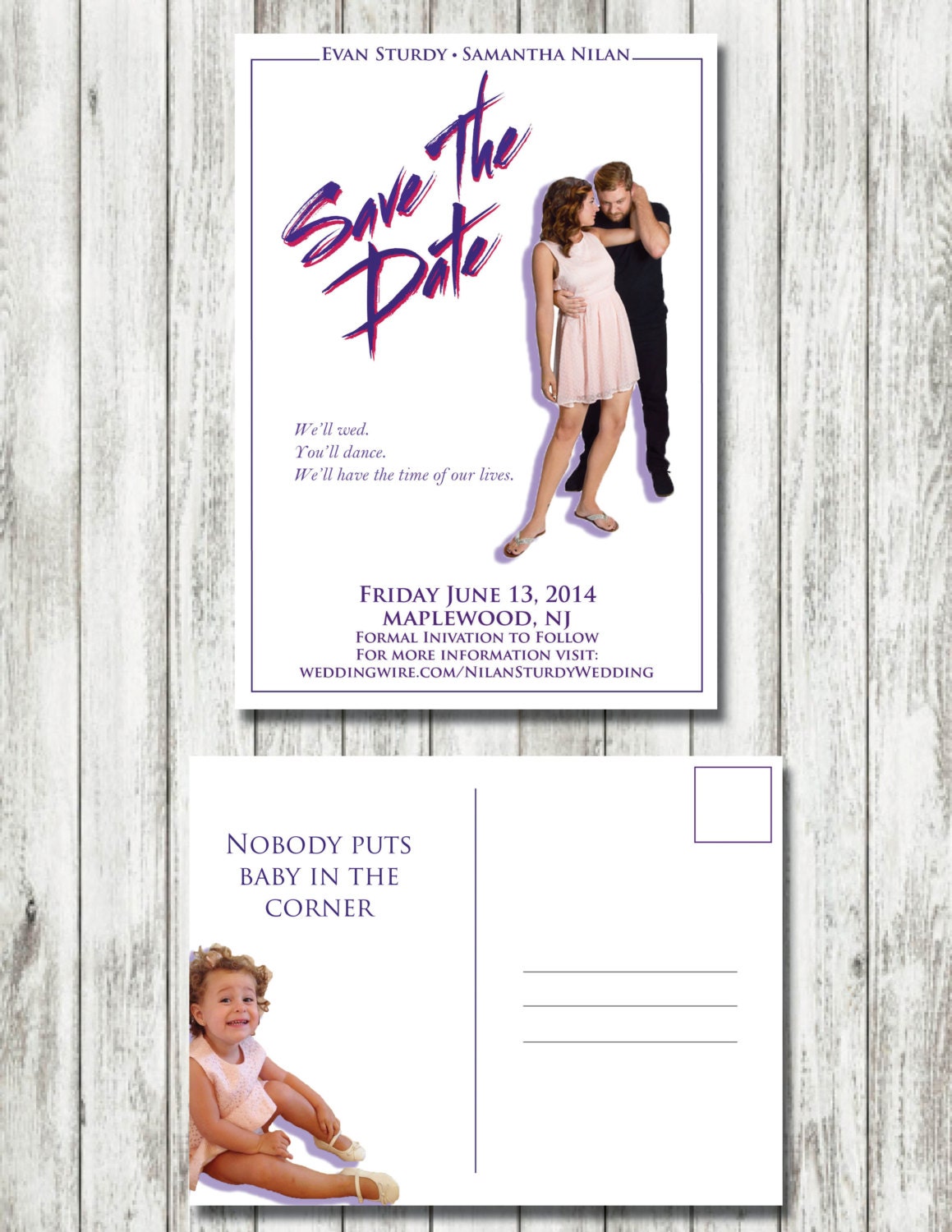 Movie Themed Save The Dates OnePaperHeart Stationary Invitations movie-themed-save-the-dates-onepaperheart-stationary-invitations