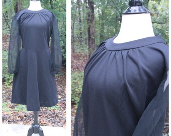 SALE: Vintage BETTER HALF Black Dress • Material Collections