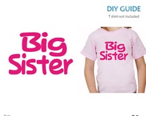 Popular items for big sister iron on on Etsy