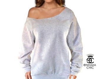 SALE Off the Shoulder Sweatshirt by enigma chic