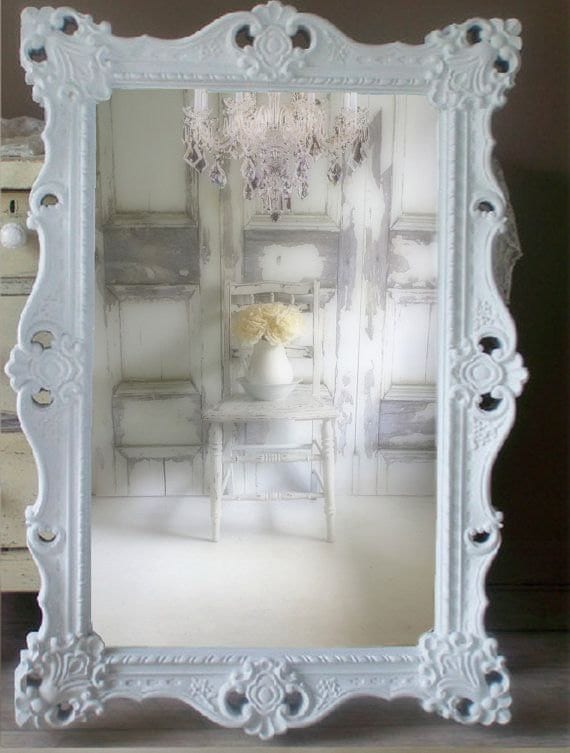 W H I T E Baroque Mirror Extra Large Shabby Chic Mirror