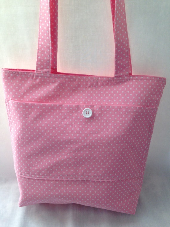 Pink with White Toto Bag School Bags Toddler Bags Travel