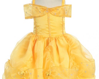 Infant and Toddler Belle Princess Dress, Costume Disney inspired sizes ...