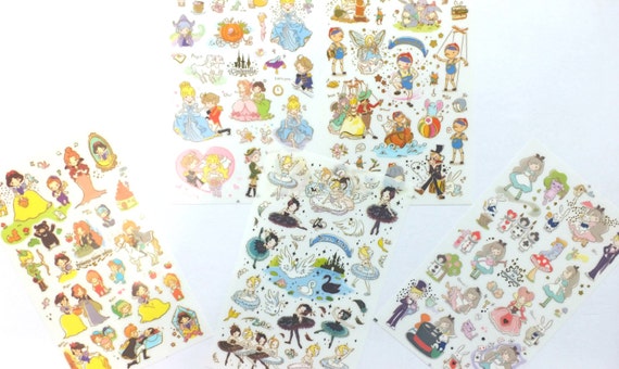 Items similar to Vintage Disney Stickers- 1 sheet on Etsy