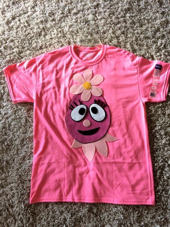 Items similar to Children and Adult sizing, Foofa Pink Cotton T-Shirt ...