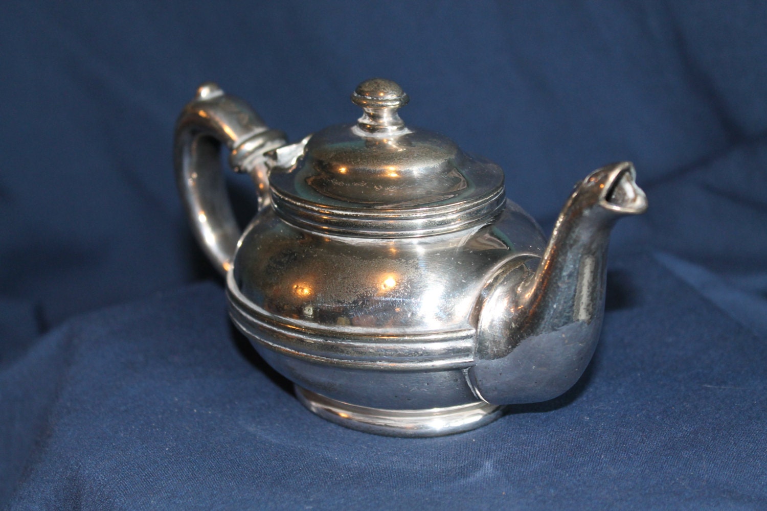 Silver Small Teapot Hotelware Railroadware by International Silver
