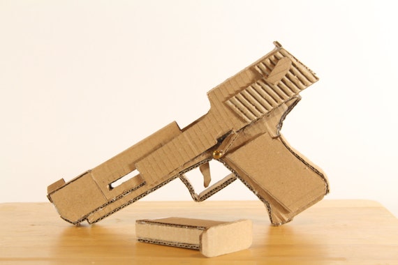 Cardboard Desert Eagle by CardboardCreation on Etsy