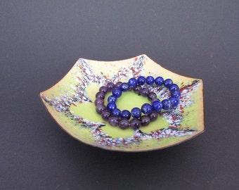 50 s 60 s set mit 6 bunten Cognac Gläser Mund von ShabbRockRepublic