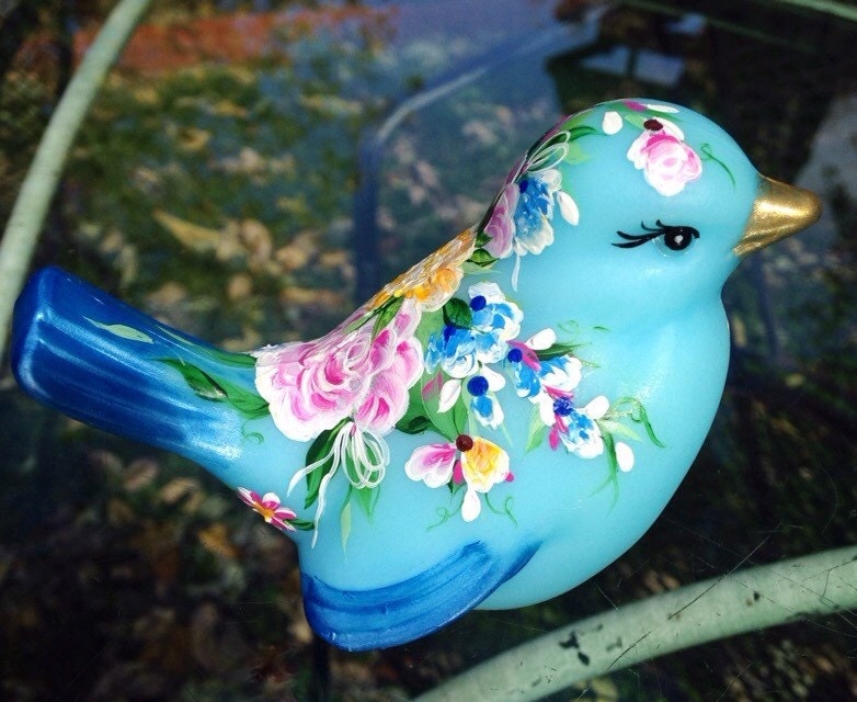 fenton glass bluebird figurine