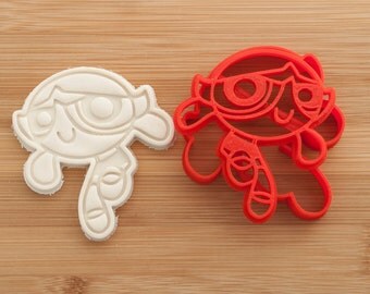 Powerpuff Girls. Buttercup. Cookie cutters. Gingerbread and cookies.