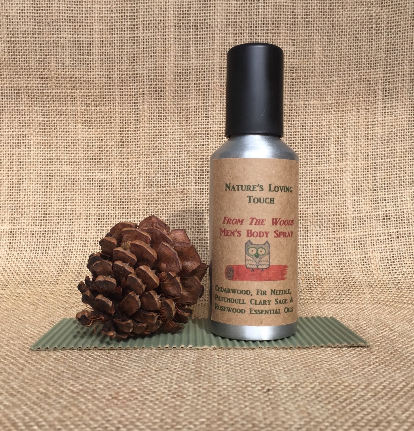 Mens Body Spray All Natural From The Woods. Amazing Woodsy