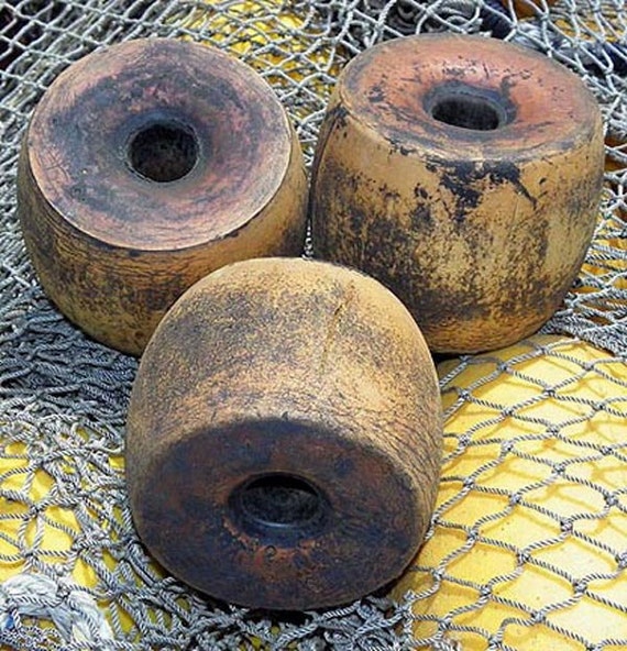 Authentic Commercial Fishing Buoy Net Floats Nautical Used