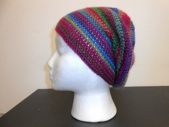 Items similar to Colorful Crochet Hat on Etsy