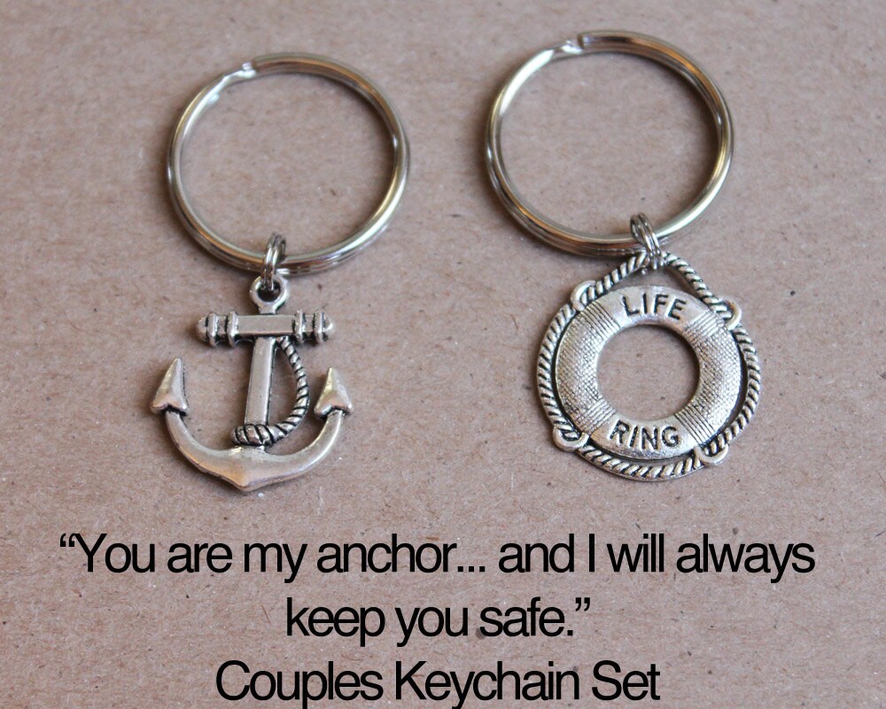 Anchor and Life saver keychain set You are by JewelryImpressions