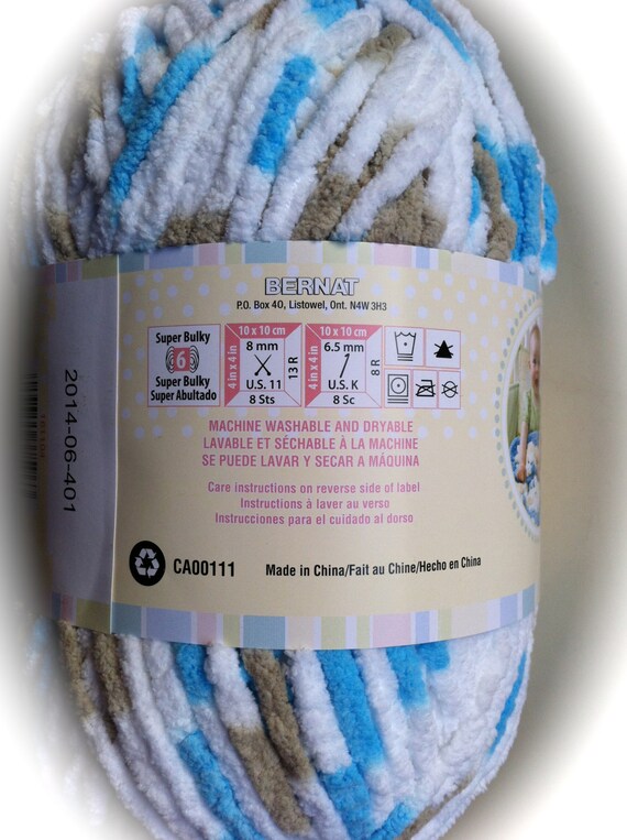 little bernat baby yarn dove blanket teal Big10.5oz Bernat 04735 Yarn Blanket TEAL DOVE LITTLE Baby