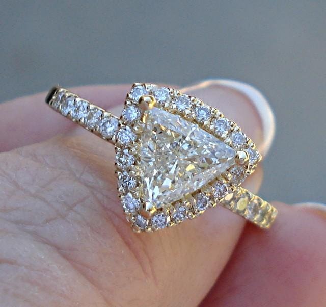 trillian cut diamond ring