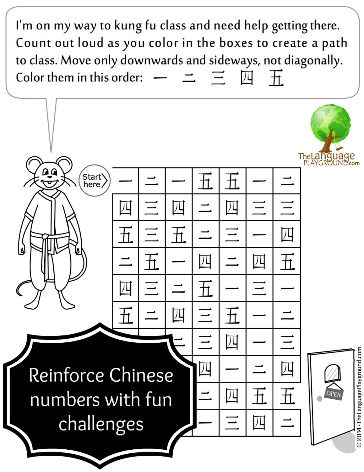 level 1 learn mandarin numbers 1 5 with our by languageplayground
