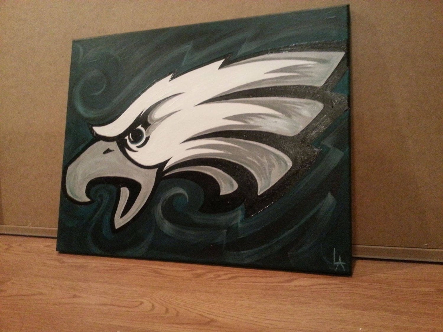 Items similar to Philadelphia Eagles Painting on Etsy