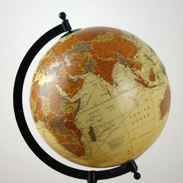 World Globe Personalised Globe Wedding Gift Idea by DollyKendall