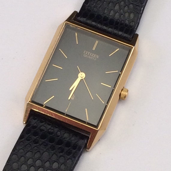 citizen quartz watch gold vintage
