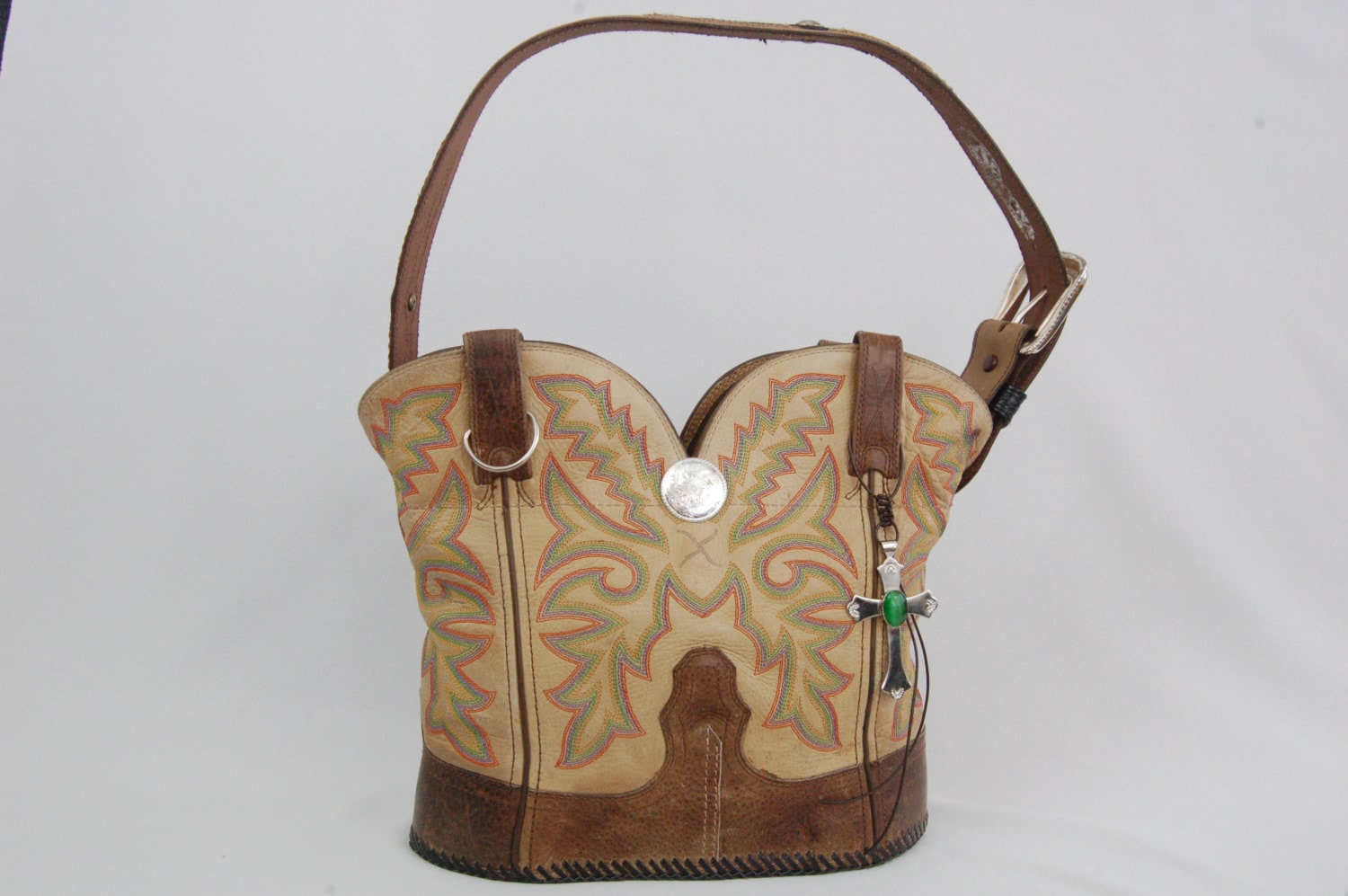 Repurposed Western Cowboy Boot Purse 14008