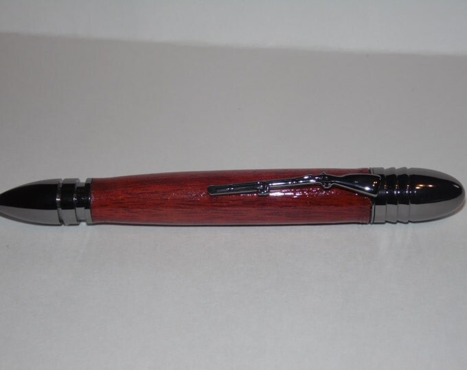 Civil War Pen in Gun Metal With RoseWood and Cocobolo Finish