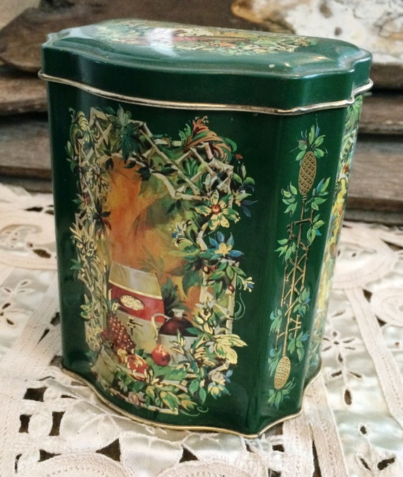 Items similar to 1982 Avon Christmas Canister, Avon Vintage Collectable