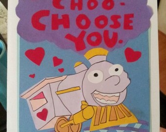 I Choo Choo Choose You-Simpsons Greeting Card
