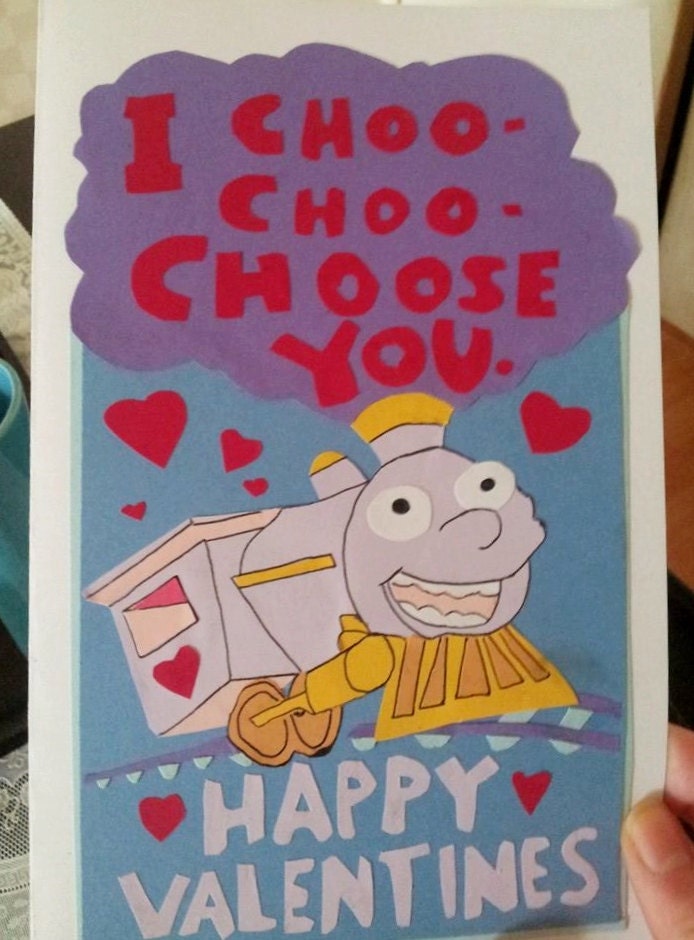 I Choo Choo Choose You-Simpsons Greeting Card