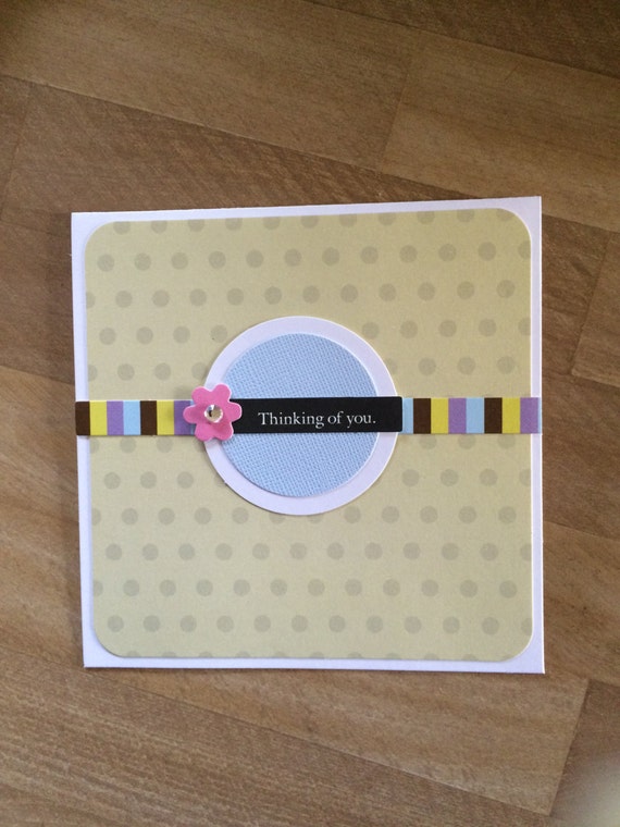 Items similar to Thinking of You Card with Envelope on Etsy