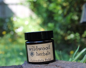 Calendula Balm - Sensitive Skin - Herbal Salve. Organic & Vegan.