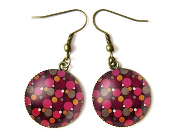 Polka dot earrings