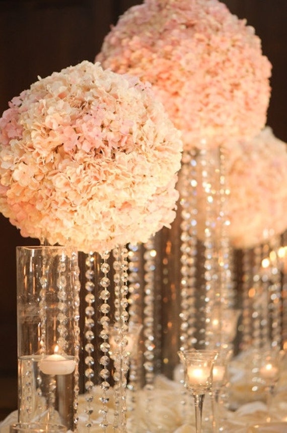 Items similar to Hanging crystal vase toppers on Etsy