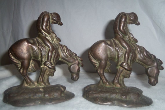 bronze horse bookends for sale