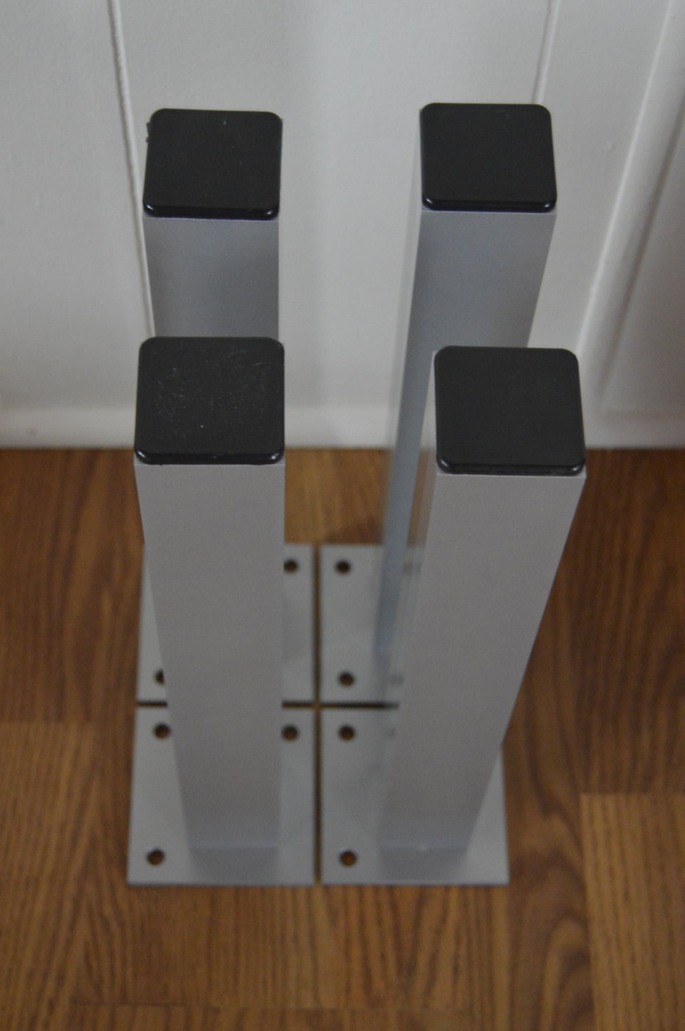 The Best Metal Table Legs 2 Square Aluminum SET OF by HandmadeLegs