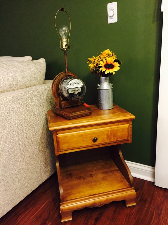Vintage Sangamo Electric Meter Lamp