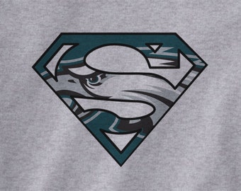 eagles superman shirt