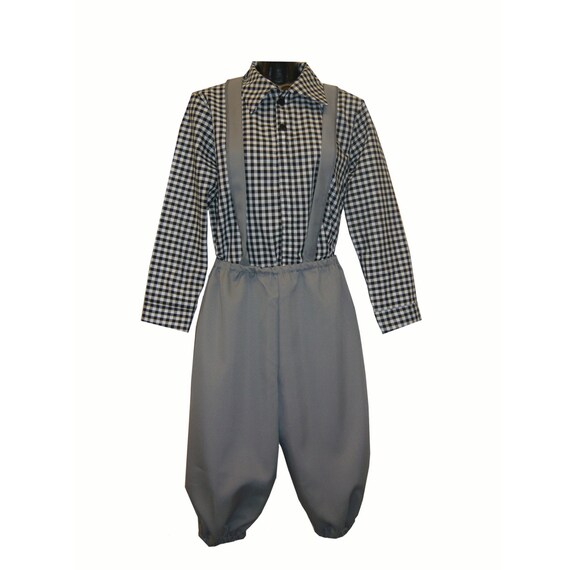 Newsboy Book Report Costume Includes Shirt Pants & Hat 1238