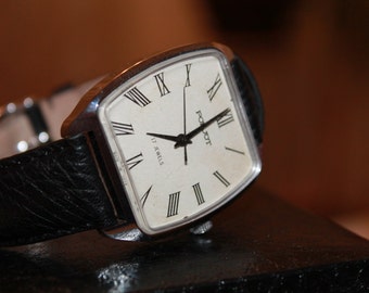 USRR watch Poljot 17 jewels Russian watch cccp Serviced Soviet watch.The First Moscow Watch Factory