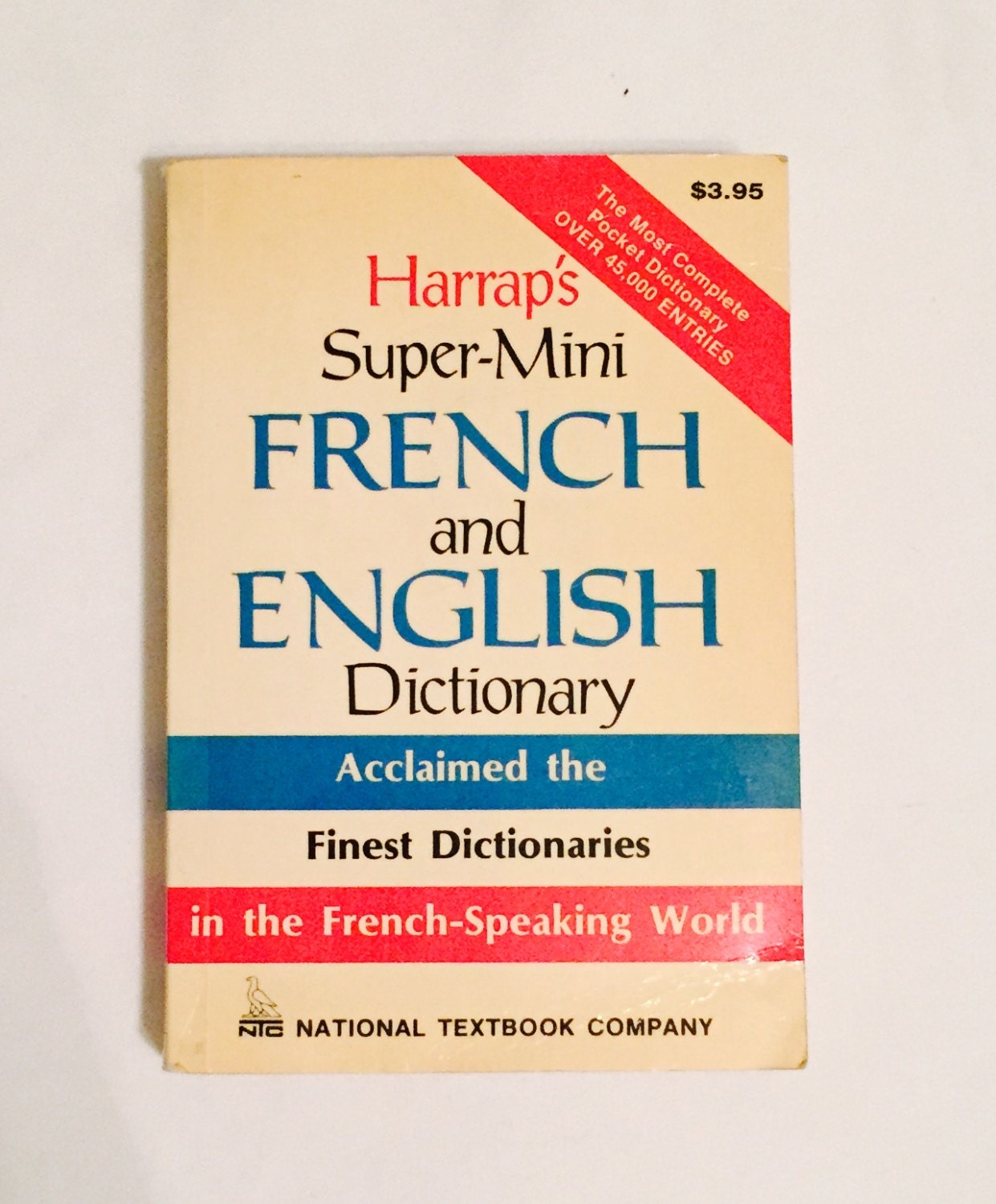 Harrap's supermini French & English Dictionary 1986 by SephsStuff